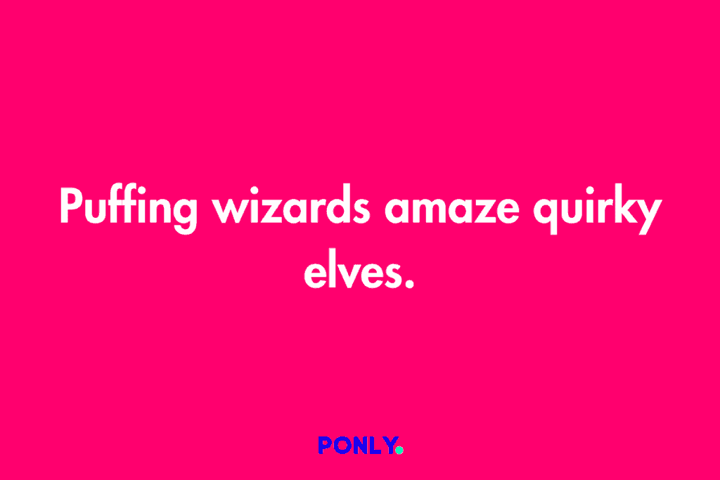 20 Fun And Perfect Pangrams